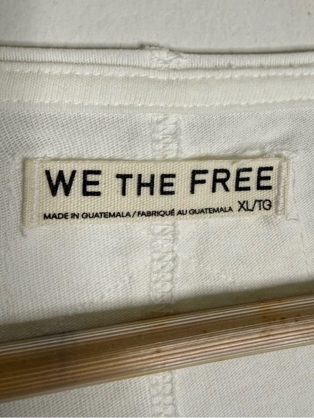 Free People We The Free Why Yes Dress White Mini Ruffle Hem Oversized XL - Picture 5 of 8